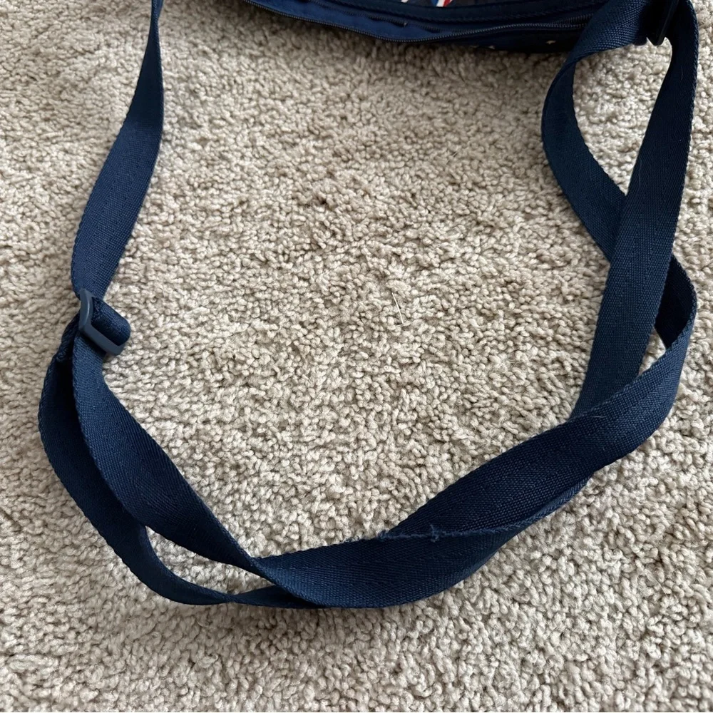 LeSportsac Deluxe Everyday Bag Navy Planes & Stars Print Crossbody